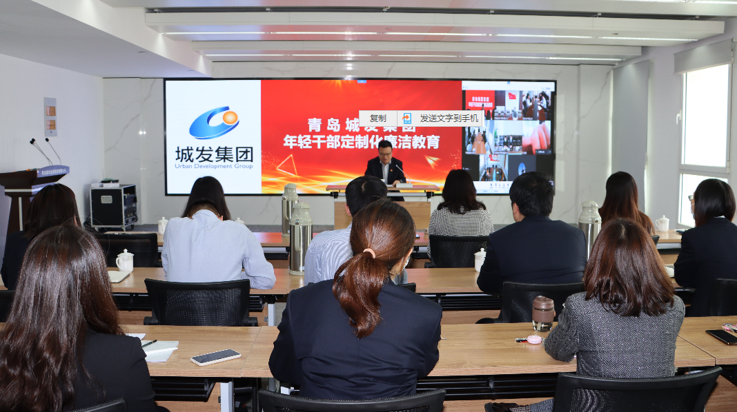 集团召开年轻干部定制化廉洁教育专题会议