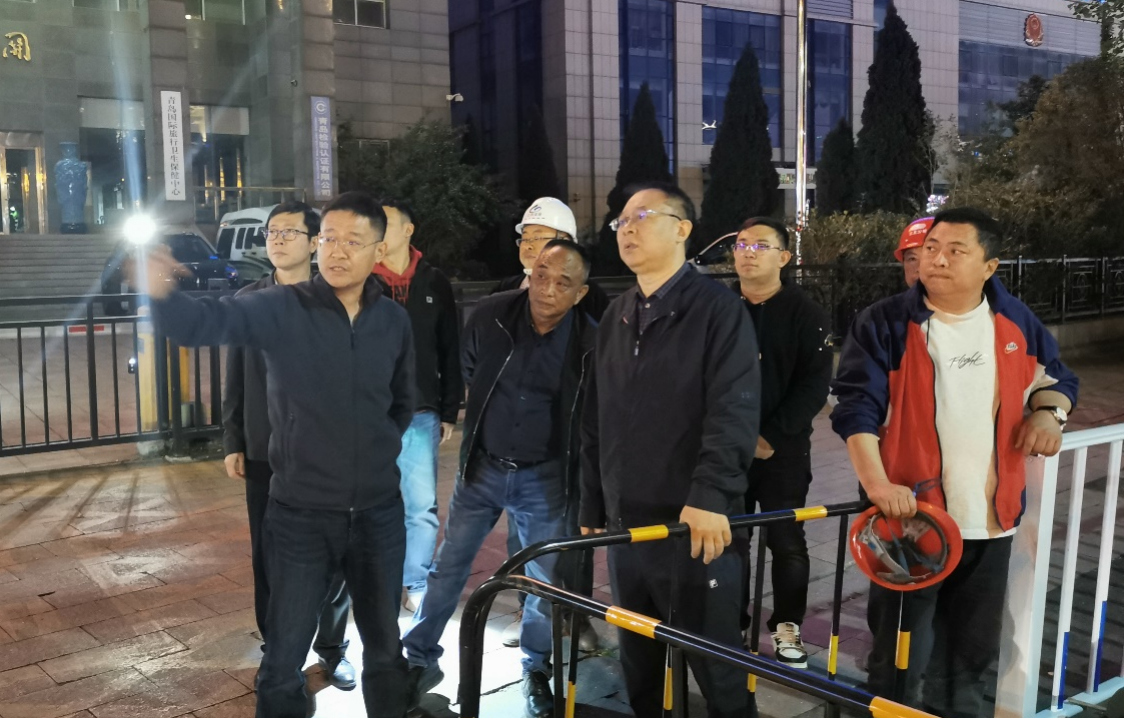 以实干致敬劳动节       项目建设不停歇  ——集团公司领导“五一”期间调研督导东岸产业园区基础设施综合改造项目