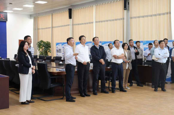 市住房和城乡建设局局长王保岚一行赴重庆路快速路工程调研指导